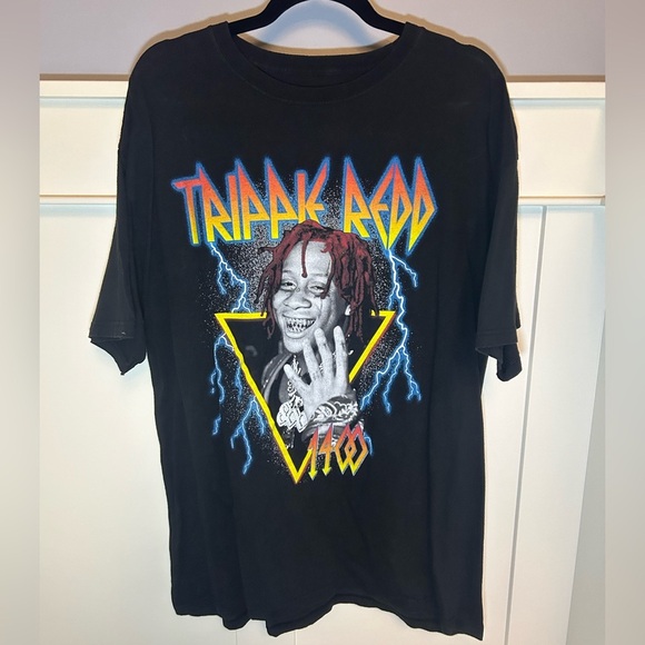 Official Trippie Redd 1400 lightning T-shirt - Picture 1 of 4